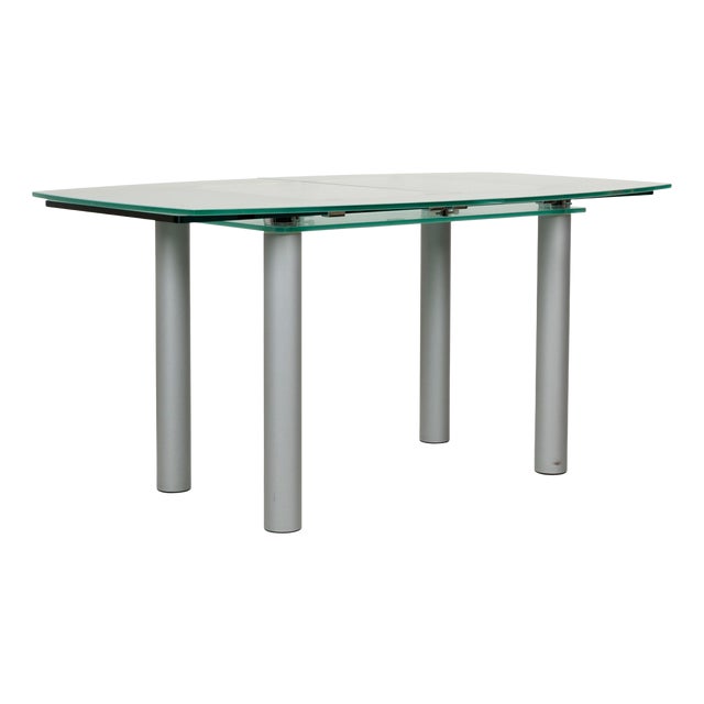 Pescara Glass Dining Table from Völker Design For Sale