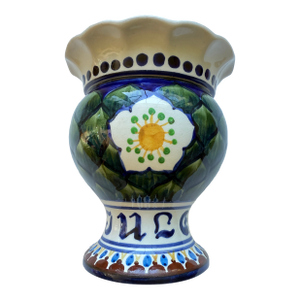 1913 Royal Copenhagen Aluminia Faience Christmas Vase
