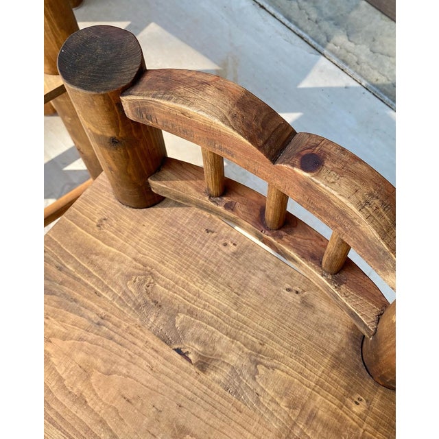 1980s Lake House Counter Stools for Cabin, Set of 4 For Sale - Image 5 of 12