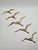 A striking set of five brass wall-mounted seagulls crafted in the distinctive modernist style of the 1960s and 1970s. The...