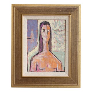 Florentine School Artist, Prisms of Identity: A Portrait Series I, 1980s-1990s, Acrylic on Canvas, Framed For Sale
