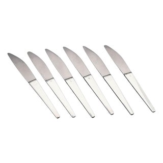 Caravel Dinner Knives by Henning Koppel for Georg Jensen, 1940s, Set of 6 For Sale