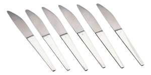 Caravel Dinner Knives by Henning Koppel for Georg Jensen, 1940s, Set of 6