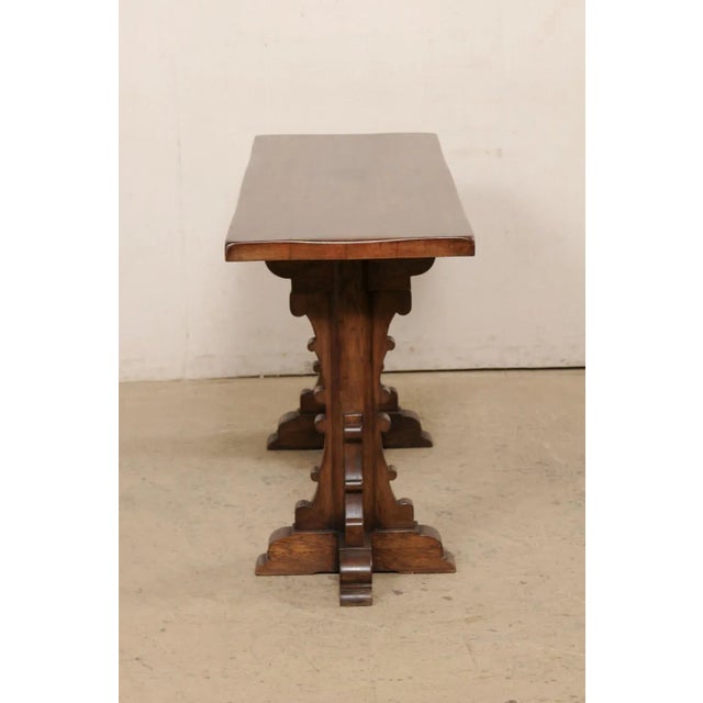 French Wood Console Table For Sale - Image 4 of 12