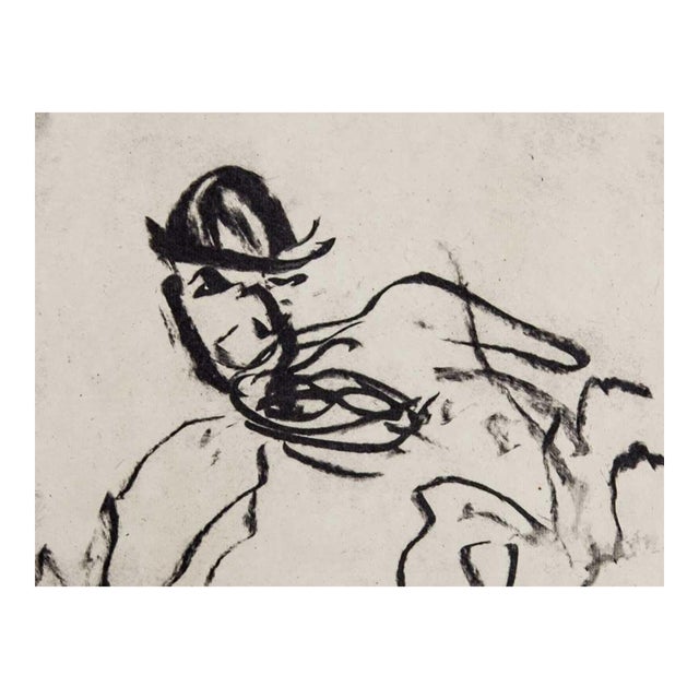 Willem De Kooning Lithograph Original 1988, Ltd.EDITION No. 169 W/Frame For Sale