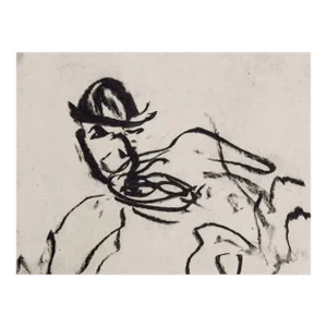 Willem De Kooning Lithograph Original 1988, Ltd.EDITION No. 169 W/Frame