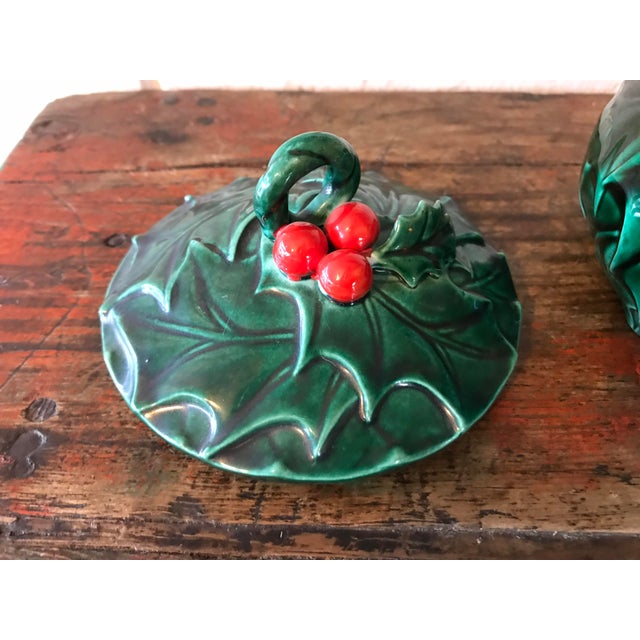 Holly & Berries Holiday Candy Dish Chairish