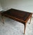 Brown Late 20th Century Theodore Alexander “Man of Letters” Flame Mahogany Leather Partners Desk For Sale - Image 8 of 12
