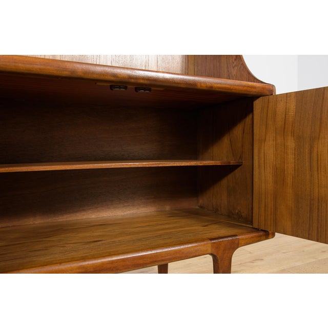 Brown Mid-Century Modern Teak High Sideboard by John Herbert for A. Younger Ltd, 1960s For Sale - Image 8 of 18