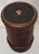 Art Deco Wastepaper Basket in Brown Cowhide Leather, 1930s For Sale - Image 4 of 5
