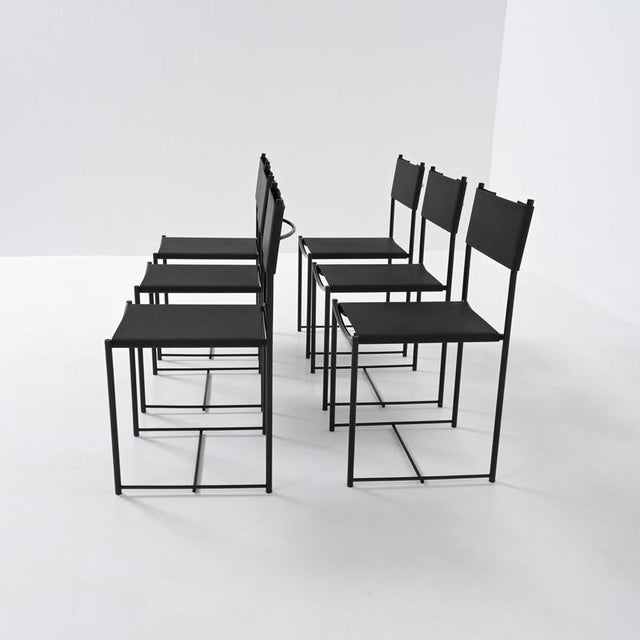 Spaghetti Chairs by G. Belotti for Alias, 1970s, Set of 6 For Sale - Image 17 of 18