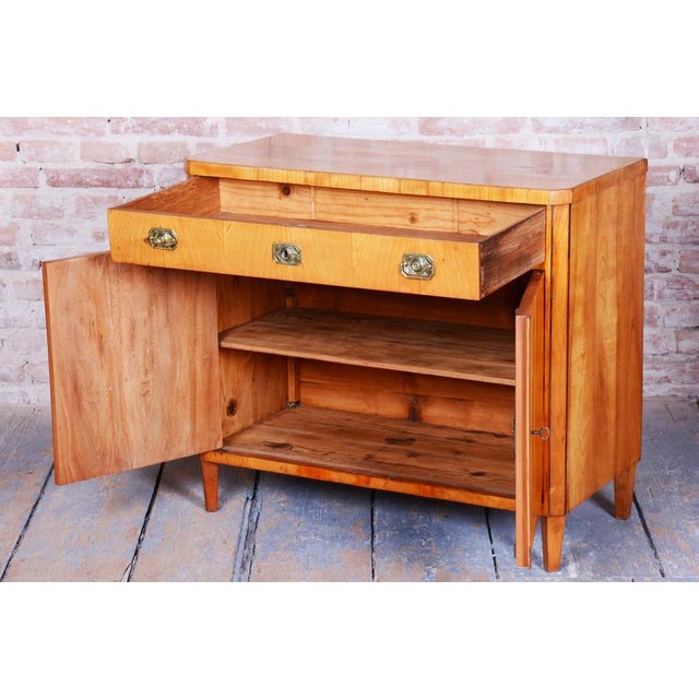 Biedermeier Cabinet in Cherry, Spruce & Ebony, Czech, 1820s For Sale - Image 11 of 18