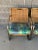Mid-Century Modern 1970’s Probber Style Wicker and Chrome Cantilevered Dining Chairs With Upholstered Seats For Sale - Image 3 of 12