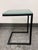 Room & Board Room & Board Parsons C-Shape Seafoam Glass Table For Sale - Image 4 of 12