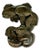 Hubley Manufacturing Company Rare & Hard to Find All Original Vintage 1930s Hubley MFG Co. #464 Fan Tail Fish Cast Iron Doorstop For Sale - Image 4 of 18