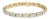14K Yellow Gold 4.00 Cttw Diamond Woven Composite Cluster and S-Link Bracelet (I-J Color, I1-I2 Clarity) - 7" Inches For Sale