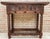 20th Century Catalan Spanish Carved Wood Console Table For Sale - Image 4 of 11
