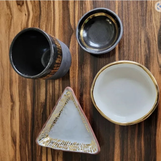 The Object Enthusiast Ceramic Vessel Set of 4 For Sale - Image 11 of 13