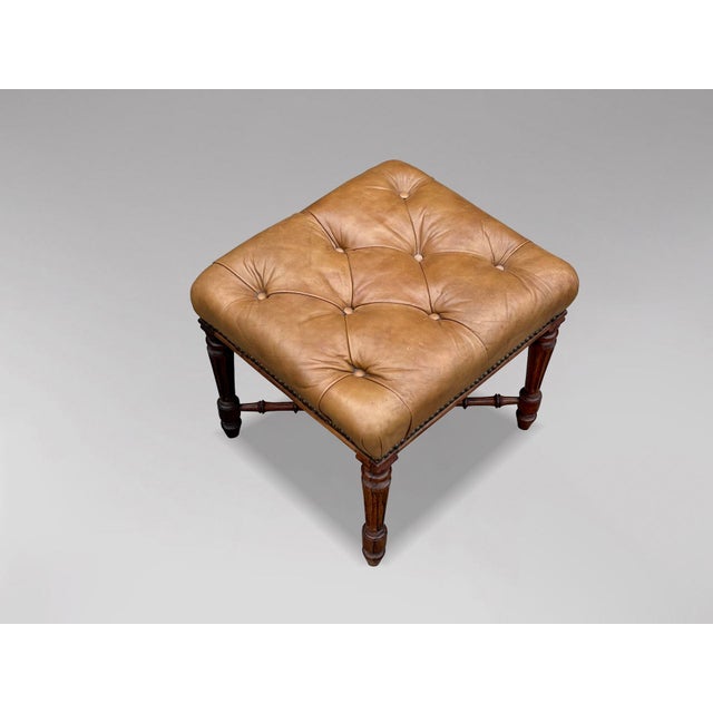This early 19th-century Regency period rosewood stool is a charming example of elegant craftsmanship. Its excellent colour...