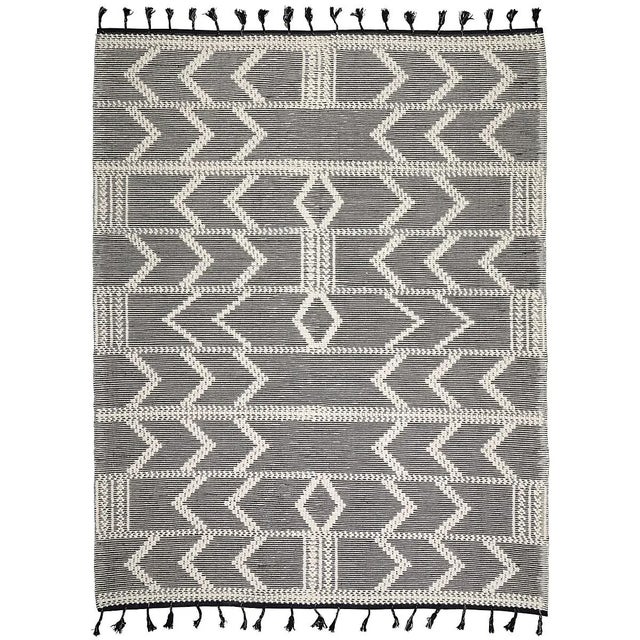 2020s Schumacher Malta French Knot 9' x 12' Rug in Charcoal For Sale - Image 5 of 5