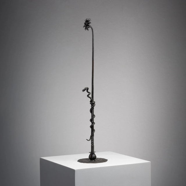 Alessandro Mazzucotelli, Abstract Sculpture, 1890s-1910s, Wrought Iron For Sale - Image 4 of 4