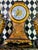 Castilian Imports Oversized Italian Florentine Style Hand-Painted Mantel Clock For Sale In Boston - Image 6 of 18