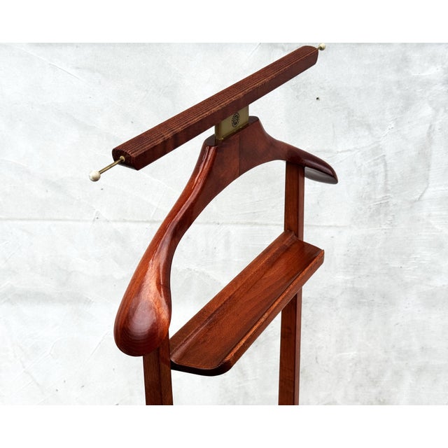 Wood Mid-Century Valet Stand from Fratelli Reguitti, 1970s For Sale - Image 7 of 14