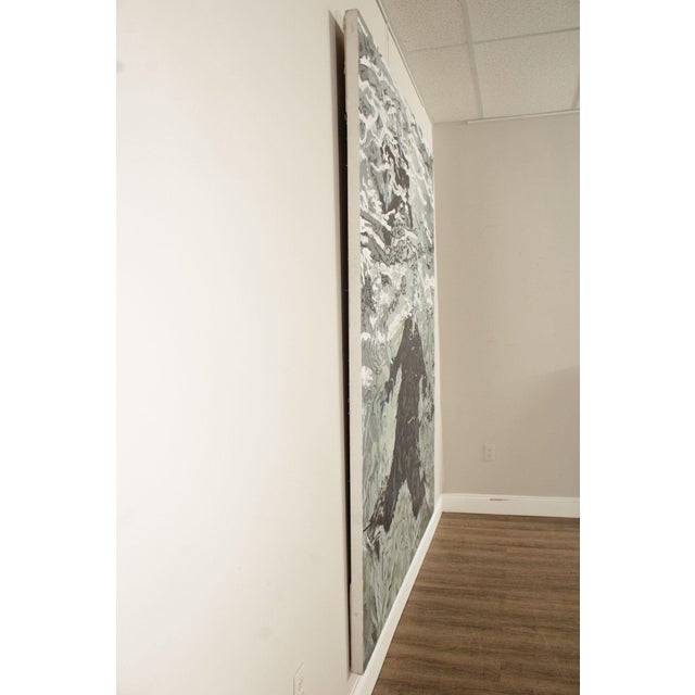 Gina Fiedel Contemporary Oil Painting, 'Climbing Smoke' For Sale - Image 9 of 12