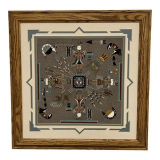 Genuine Navajo Sand Painting For Sale