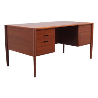 Freestanding Desk with Bookshelf by Wilhelm Renz, 1960s For Sale