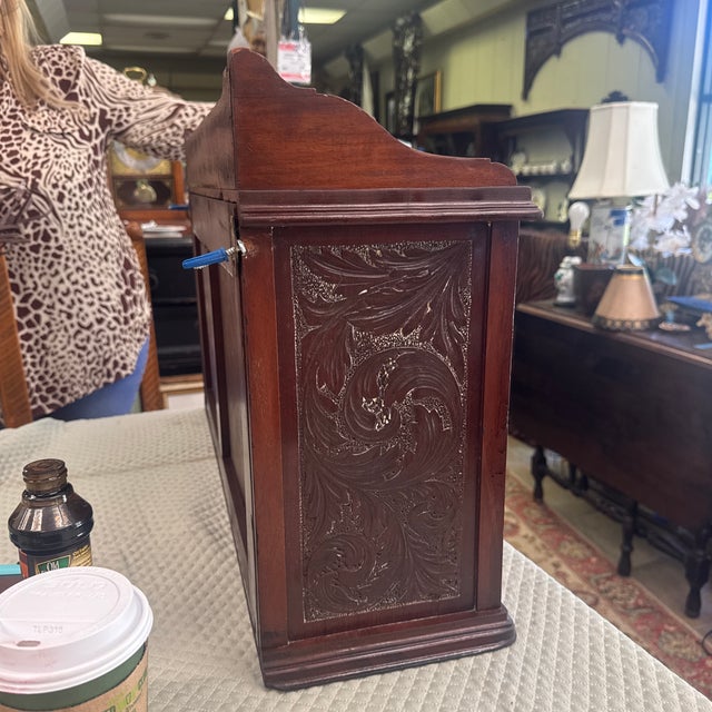 Late 18th Century Antique Hanging Wall Cabinet For Sale - Image 5 of 8