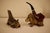 Elevate your library, executive desk, or bar cart with this exceptional pair of Art Deco-era figural pipe rests. Cast in...