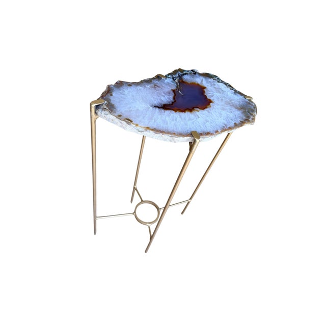 Unusual Modern Handcrafted Drinks Table. For Sale - Image 4 of 6
