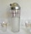 1940s Art Deco Gold Striped and Frosted Shot Glass and Mixer Set - Set of 10 For Sale In Los Angeles - Image 6 of 8