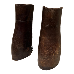 Vintage Leather Chaps Horse Riding Gaiters