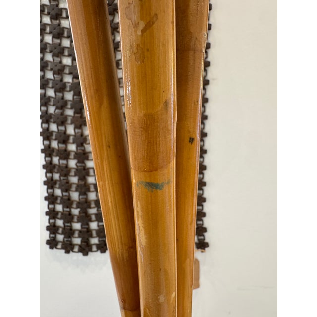 Vintage, Mid Century Modern Bamboo Floor Lamp For Sale - Image 10 of 12