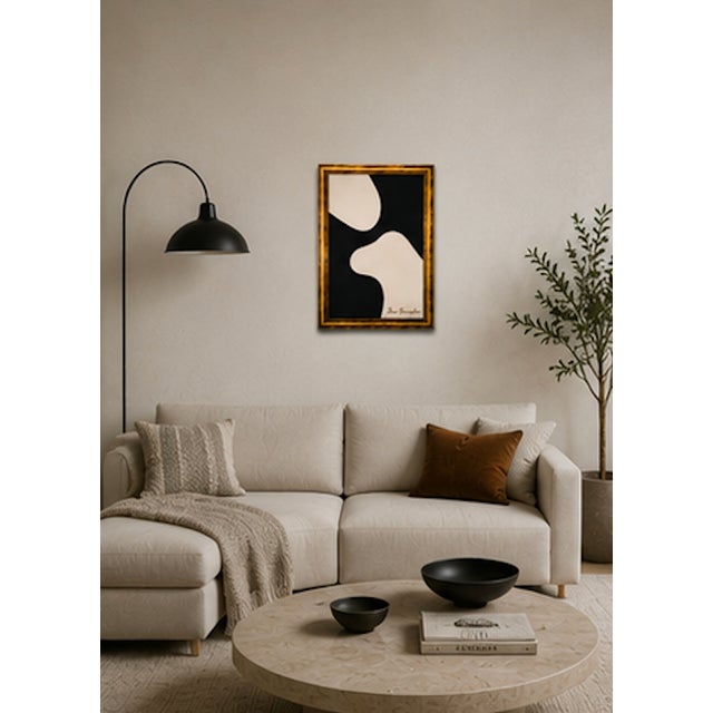 A striking minimalist abstract composition by Bryan Boomershine that explores harmony, structure, and balance through bold...
