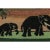 1920s Antique Gift Sized Hooked Rug With Elephants & Tree Pictorials - Rug & Kilim For Sale - Image 5 of 6