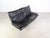 Black Vintage Italian 2-Seater Sofa in Black Leather, 1980s For Sale - Image 8 of 13