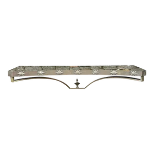 1950s Star Wall Console Table Églomisé Brass Arturo Pani Mexico