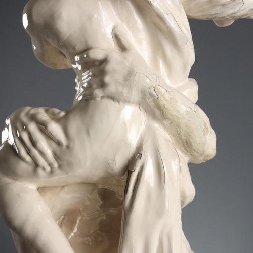 Glazed Terracotta The Rape of Proserpina Sculpture For Sale - Image 13 of 15