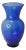 Indiana Glass Large Illusions Cobalt Glass Vase For Sale