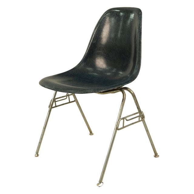 Mid Century Modern Original Eames for Herman Miller Fiberglass Shell Chairs 1959 For Sale - Image 16 of 17