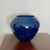 Stunning two -tone ceramic studio vase in hues of dark and royal blue Beautiful with or without flowers A great way to add...