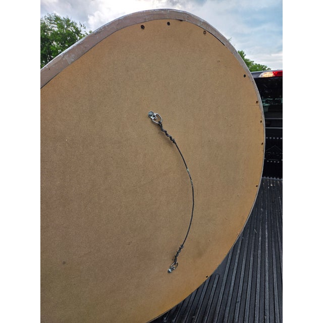 Vintage Post-Modern Memphis Style Monumental Wall Mirror Sculptural Asymmetrical For Sale - Image 16 of 18