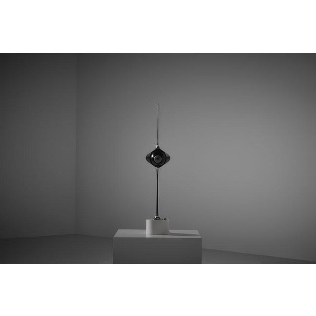 Metal Cobra Table Lamp in Nickeled Brass by Angelo Lelii for Arredoluce, Italy, 1962 For Sale - Image 7 of 16