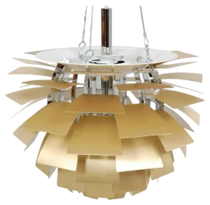 PH Cone Light in Brass by Poul Henningsen