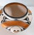 White Mid-Century Native American Indian Southwest Acoma Pottery Olla by F. Aragon For Sale - Image 8 of 11
