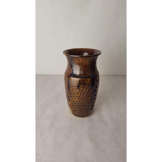 2000 - 2009 Puisaye Sandstone Vase by Dominique Lion, 2000s For Sale - Image 5 of 7