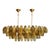 Amber and Fumè Poliedri Murano Glass Chandelier in Venini Style by Simoeng for Simoeng For Sale - Image 8 of 8
